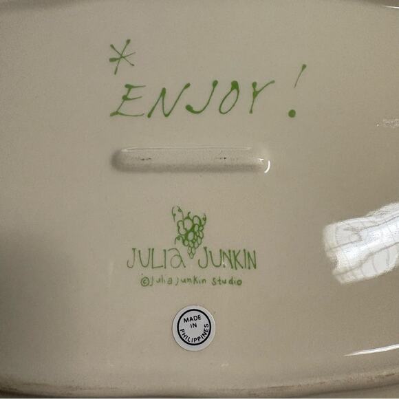 Y2K Dirty Martini Glass Olive Ceramic Serving Platter - Picture 3 of 3